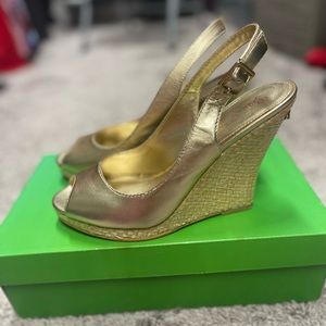 Lilly Pulitzer, Kristin Wedge, Great Condition, size 8.5